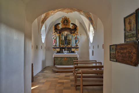 Gemeinde Zeilarn Landkreis Rottal-Inn Schildthurn kleine Kirche (Dirschl Johann) Deutschland PAN